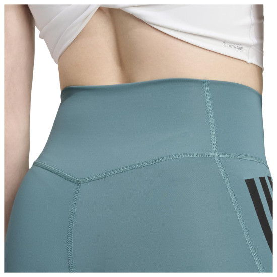 Adidas Γυναικείο σορτς-κολάν Optime 3-Stripes 1/4 Short Leggings